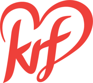 Kristelig Folkeparti sin logo med stilisert hjerte og partinavnforkortelse