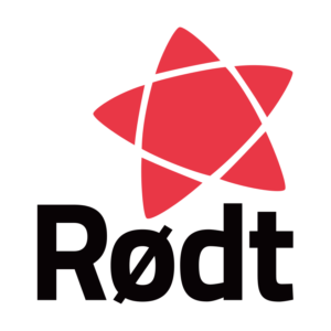 Rødt sin logo med partinavn og stilisert stjerne
